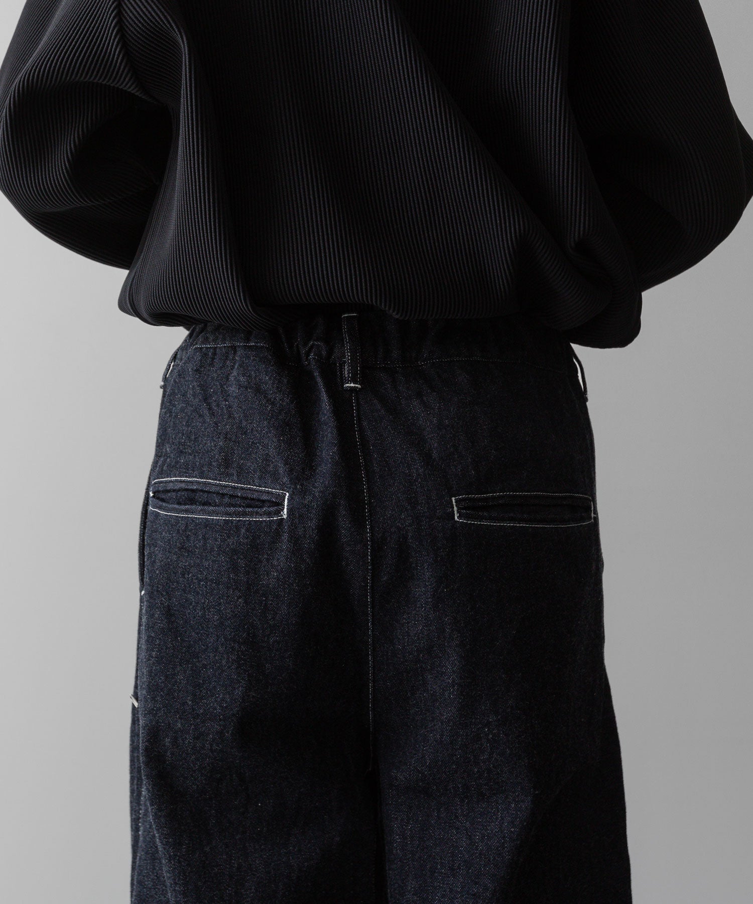 ssstein(シュタイン)の24AWコレクション ECO DENIM SIDE ZIP EASY TROUSERS  - INDIGO 公式通販サイトsession福岡セレクトショップ