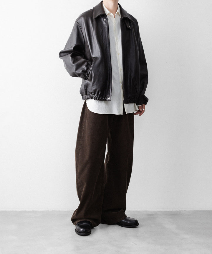 ssstein(シュタイン)のSHEEP LEATHER ZIP SHORT JACKET - VINTAGE BLACKの公式通販サイトsession福岡セレクトショップ