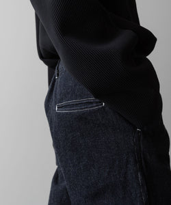 ssstein(シュタイン)の24AWコレクション ECO DENIM SIDE ZIP EASY TROUSERS  - INDIGO 公式通販サイトsession福岡セレクトショップ