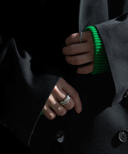 THE OBJECT- ザオブジェクトのNEON DOUBLE LINE SILVER RING - SILVERの公式通販サイトsession福岡セレクトショップ