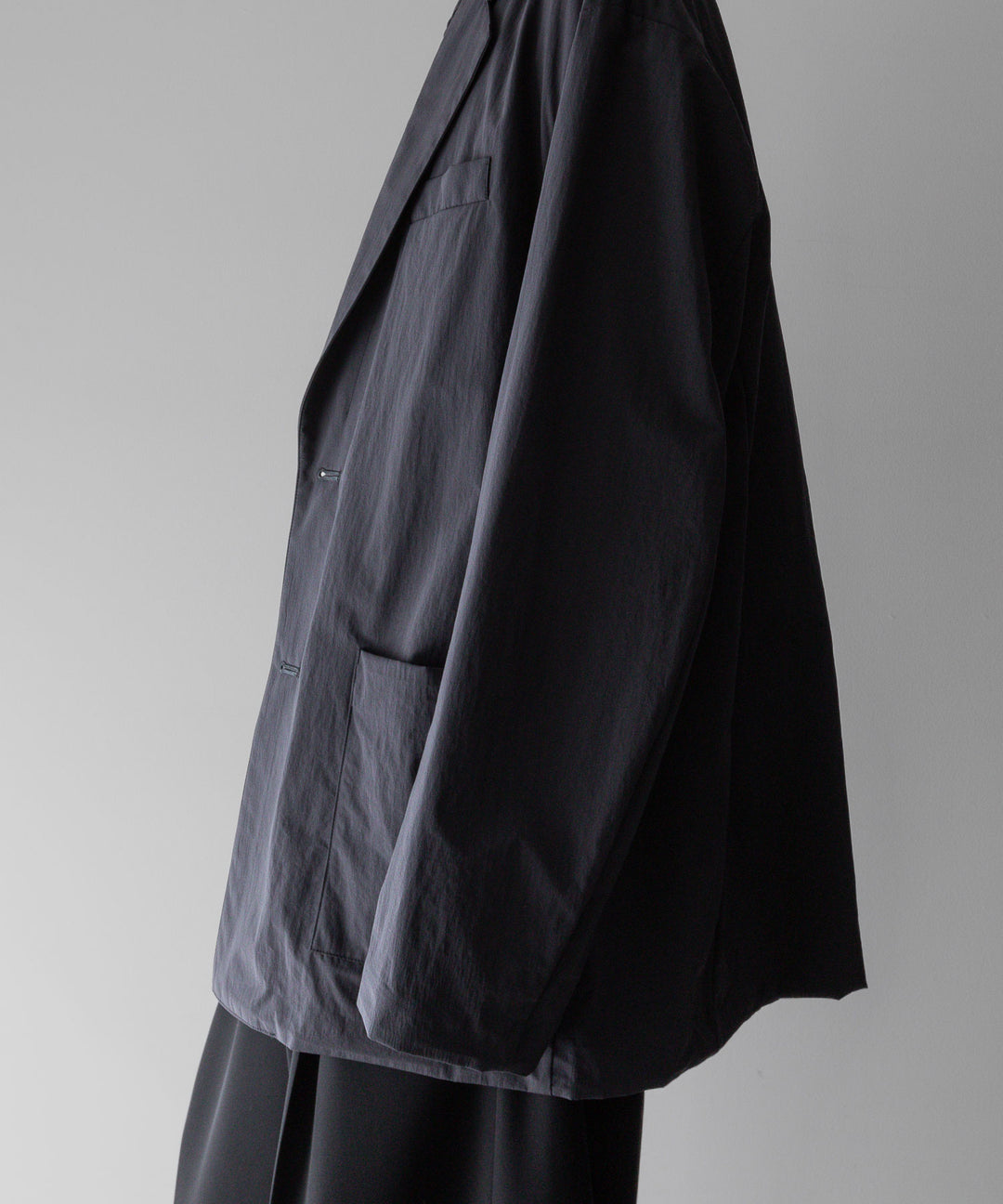 【stein】ssstein シュタインのWINDPROOF NYLON EASY JACKETのDARK GREY KHAKI 公式通販サイトsession福岡セレクトショップ
