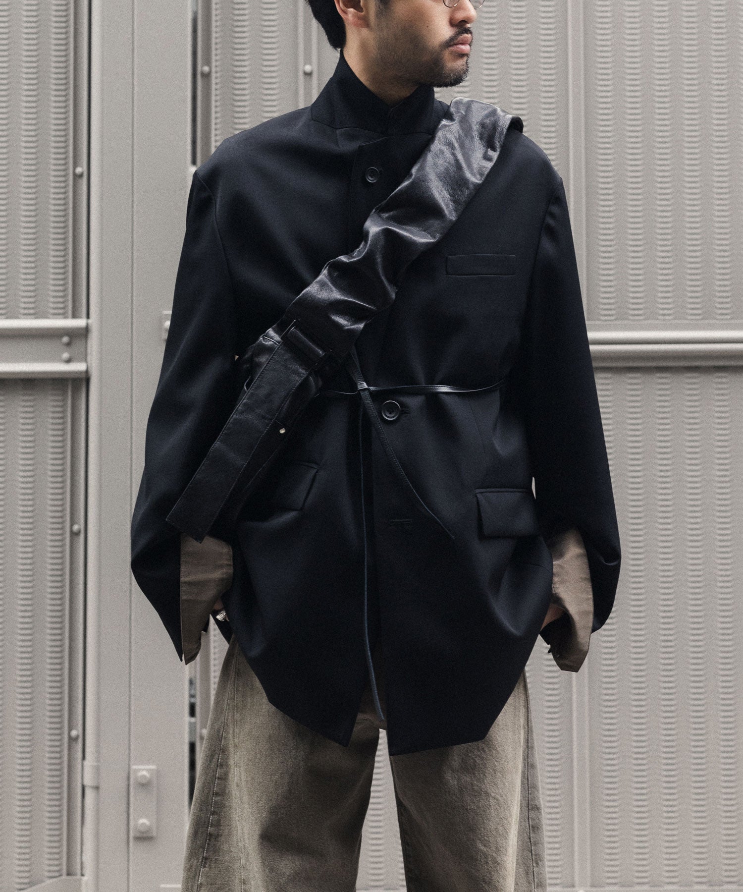 ssstein / シュタイン】OVERSIZED SINGLE BREASTED LONG JACKET