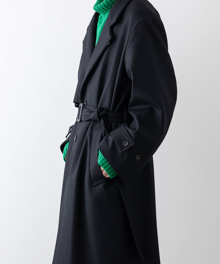stein シュタイン 23aw LAY CHESTER COAT - BLACK sessionセッション福岡セレクトショップ 公式通販サイト