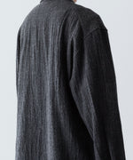 画像をギャラリービューアに読み込む, phebus フィーバス WOOL AMUNZEN SHIRTのCHARCOAL 公式通販サイトsession福岡セレクトショップ
