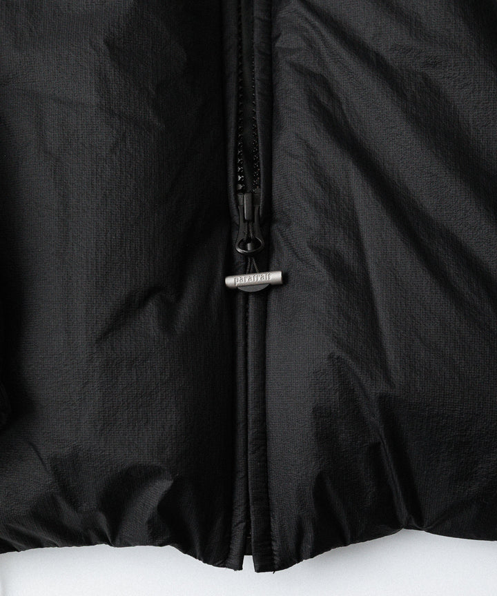 paratrait パラトレイトのPMEMBRANE SHELL PUFF BLOUSON のBLACK 公式通販サイトsession福岡セレクトショップ
