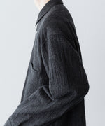 画像をギャラリービューアに読み込む, phebus フィーバス WOOL AMUNZEN SHIRTのCHARCOAL 公式通販サイトsession福岡セレクトショップ
