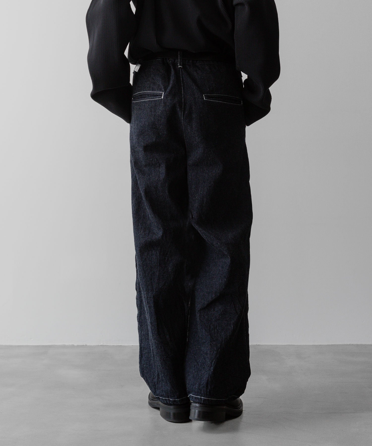 ssstein(シュタイン)の24AWコレクション ECO DENIM SIDE ZIP EASY TROUSERS  - INDIGO 公式通販サイトsession福岡セレクトショップ