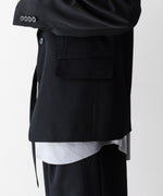 画像をギャラリービューアに読み込む, UJOH - ウジョーの2BS TRIM BELT JKTのBLACK公式通販サイトsession福岡セレクトショップ
