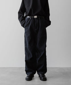 ssstein(シュタイン)の24AWコレクション ECO DENIM SIDE ZIP EASY TROUSERS  - INDIGO 公式通販サイトsession福岡セレクトショップ