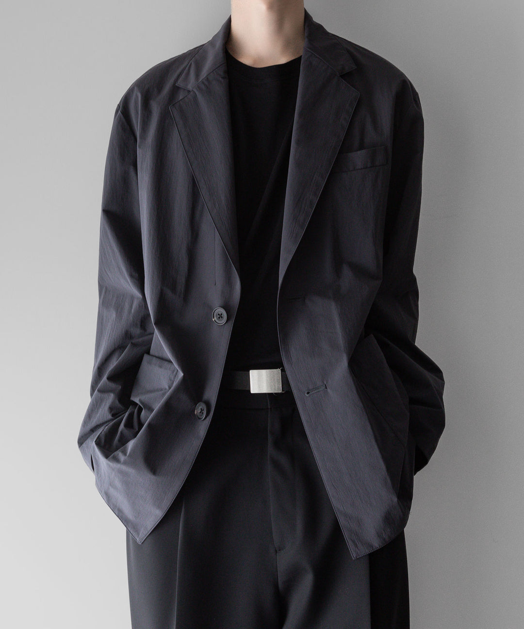【stein】ssstein シュタインのWINDPROOF NYLON EASY JACKETのDARK GREY KHAKI 公式通販サイトsession福岡セレクトショップ