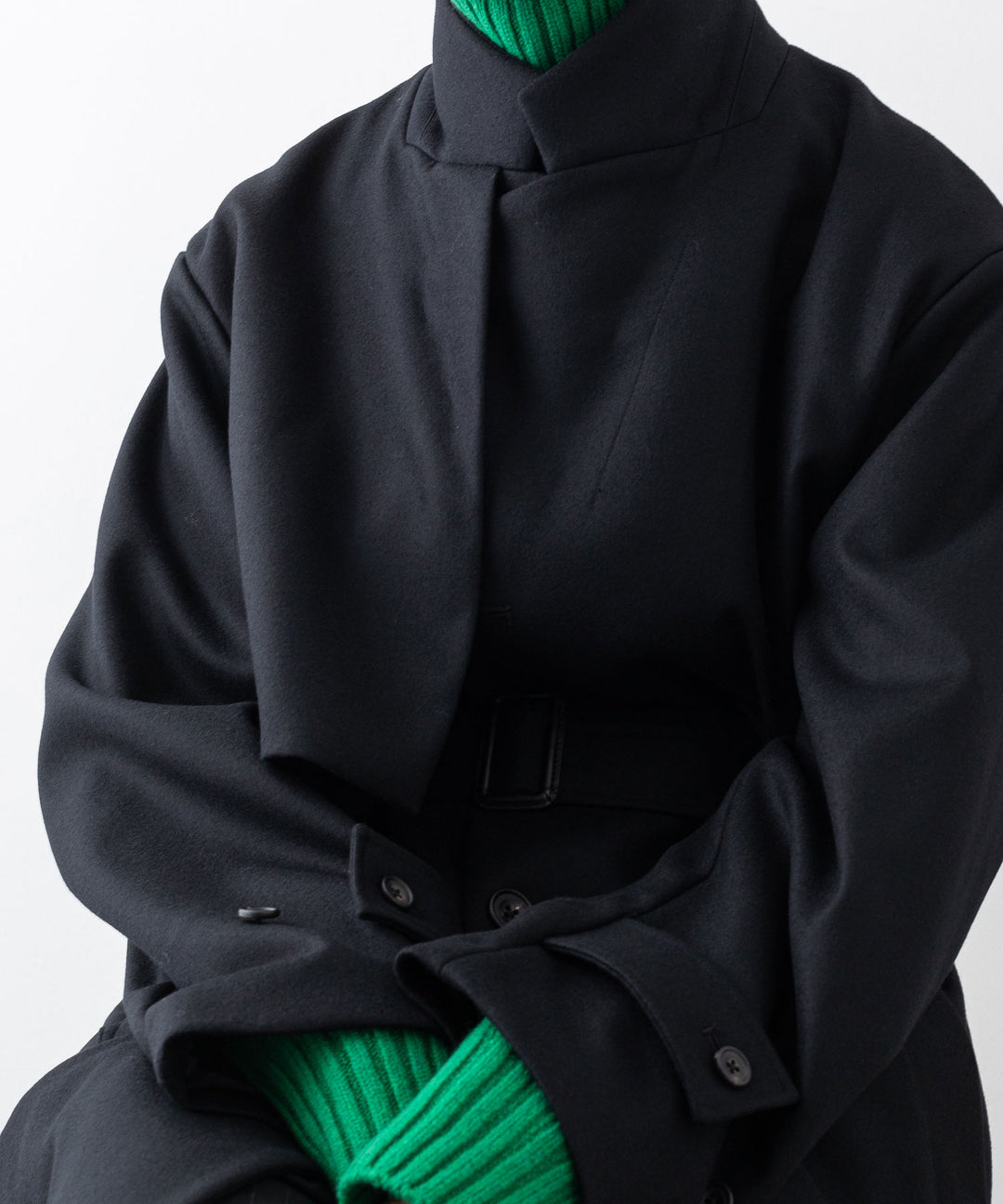 stein シュタイン 23aw LAY CHESTER COAT - BLACK sessionセッション福岡セレクトショップ 公式通販サイト