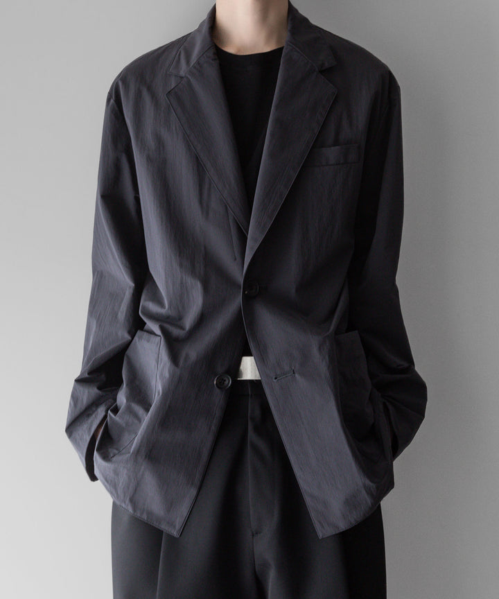 【stein】ssstein シュタインのWINDPROOF NYLON EASY JACKETのDARK GREY KHAKI 公式通販サイトsession福岡セレクトショップ