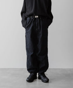 ssstein(シュタイン)の24AWコレクション ECO DENIM SIDE ZIP EASY TROUSERS  - INDIGO 公式通販サイトsession福岡セレクトショップ