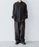 画像をギャラリービューアに読み込む, phebus フィーバス WOOL AMUNZEN SHIRTのCHARCOAL 公式通販サイトsession福岡セレクトショップ
