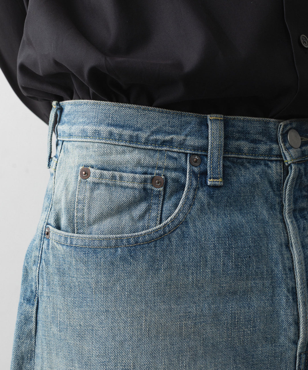 ssstein(シュタイン)のROUND DENIM PANTS - INDIGOの公式通販サイトsession福岡セレクトショップ