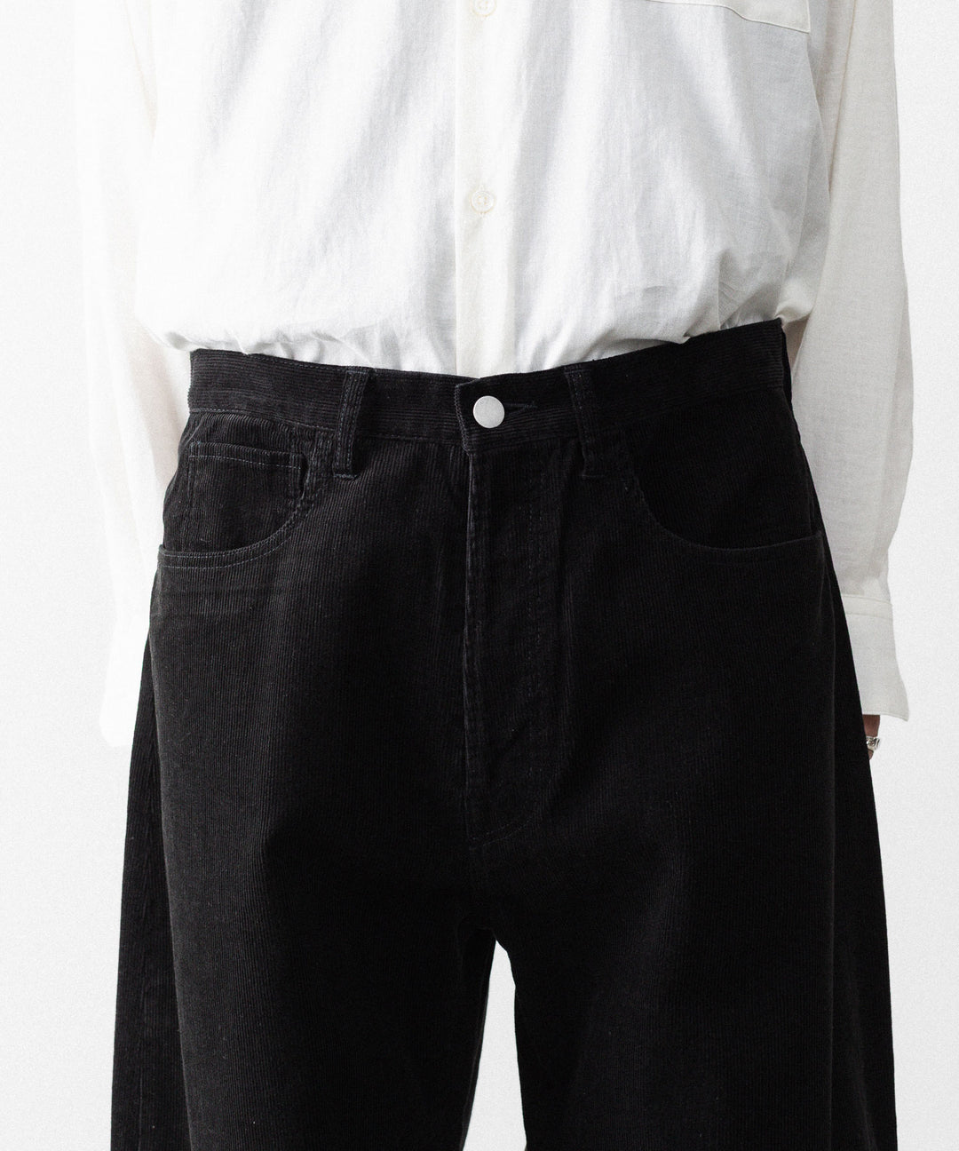 ssstein(シュタイン)のVINTAGE CORDUROY ROUND PANTS - BLACKの公式通販サイトsession福岡セレクトショップ