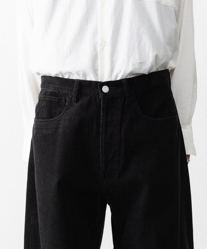 ssstein(シュタイン)のVINTAGE CORDUROY ROUND PANTS - BLACKの公式通販サイトsession福岡セレクトショップ