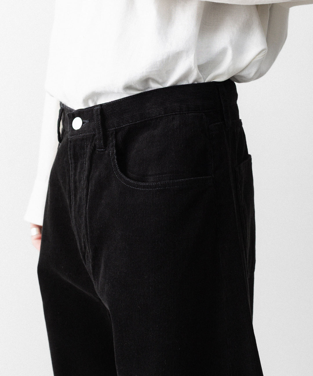 ssstein(シュタイン)のVINTAGE CORDUROY ROUND PANTS - BLACKの公式通販サイトsession福岡セレクトショップ