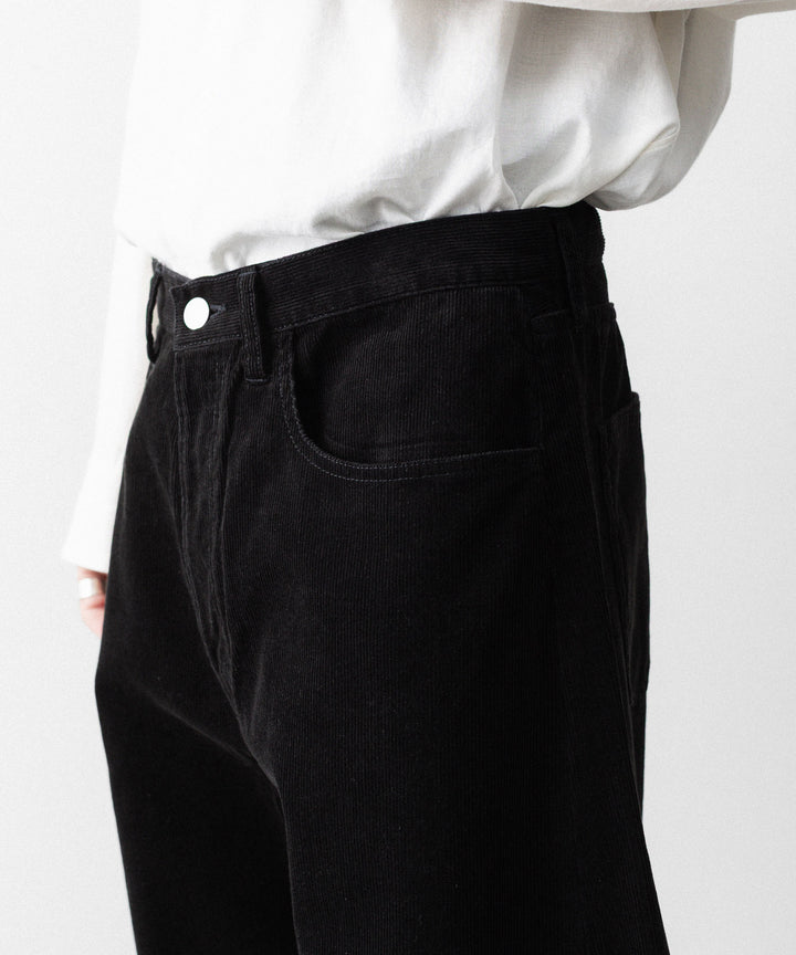 ssstein(シュタイン)のVINTAGE CORDUROY ROUND PANTS - BLACKの公式通販サイトsession福岡セレクトショップ