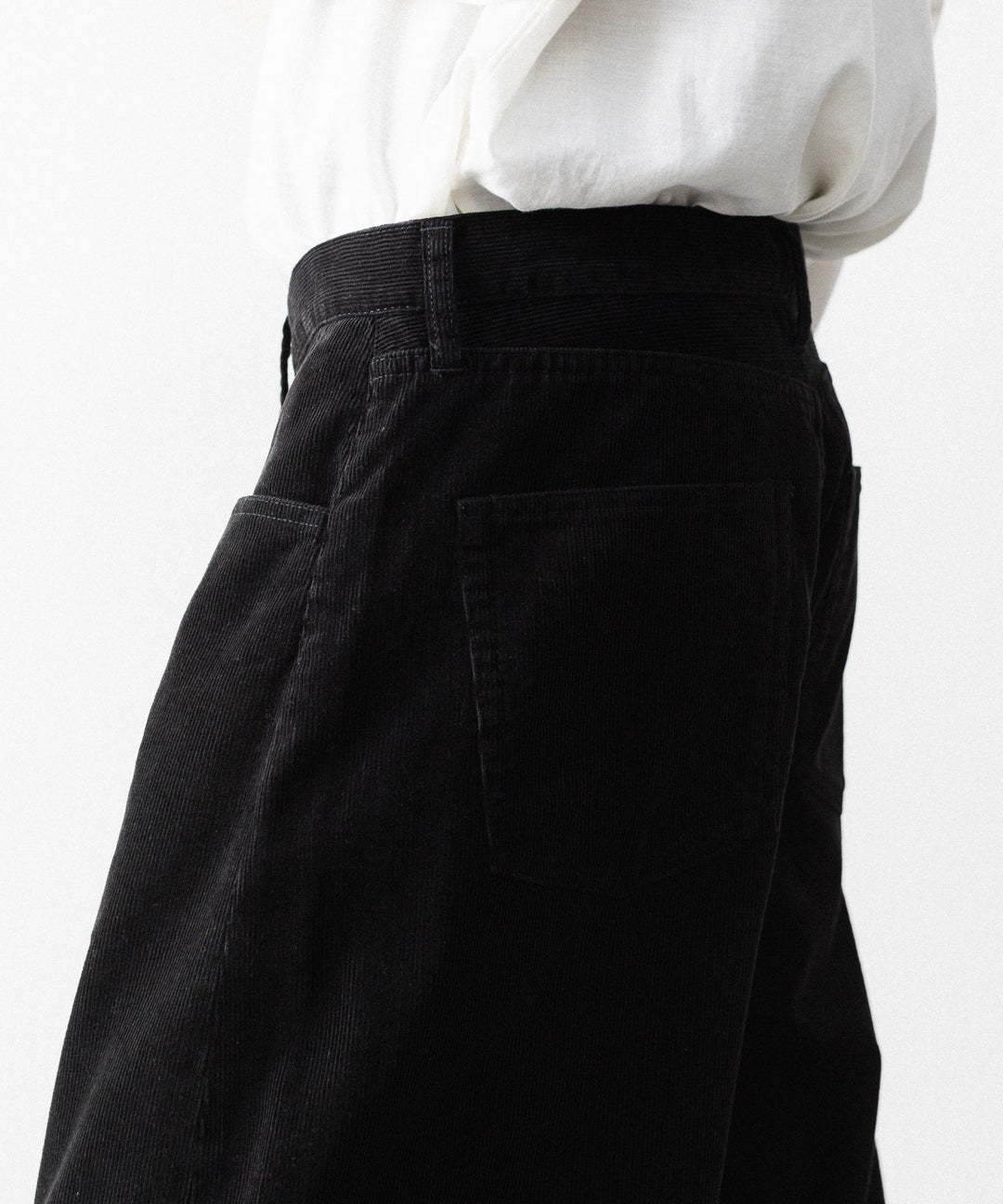 ssstein(シュタイン)のVINTAGE CORDUROY ROUND PANTS - BLACKの公式通販サイトsession福岡セレクトショップ