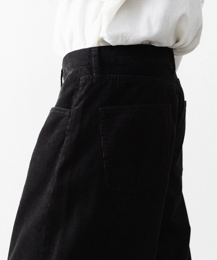 ssstein(シュタイン)のVINTAGE CORDUROY ROUND PANTS - BLACKの公式通販サイトsession福岡セレクトショップ