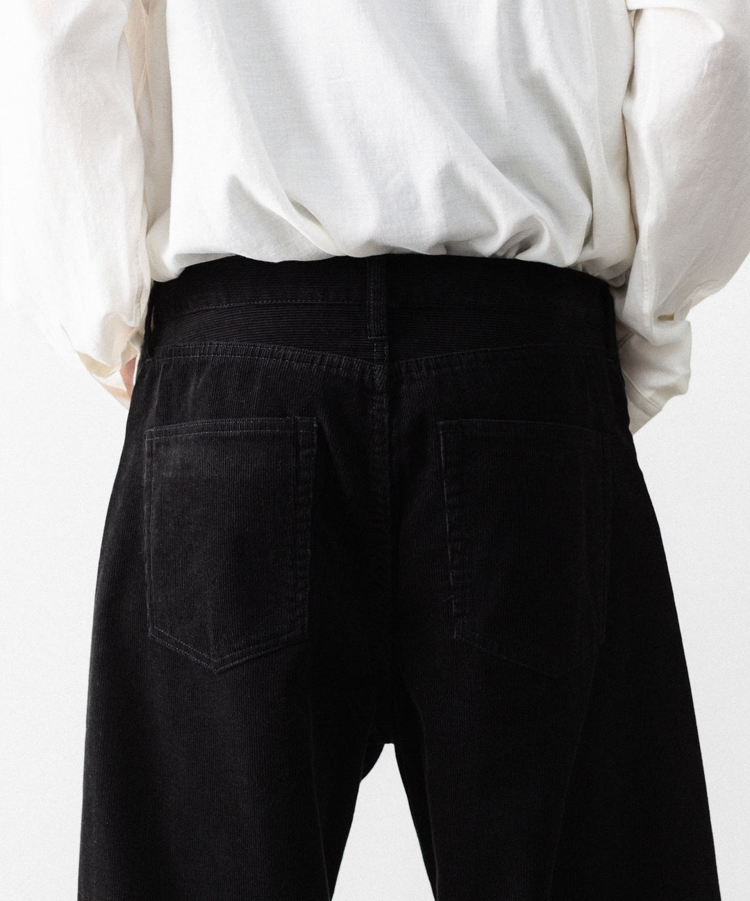 ssstein(シュタイン)のVINTAGE CORDUROY ROUND PANTS - BLACKの公式通販サイトsession福岡セレクトショップ