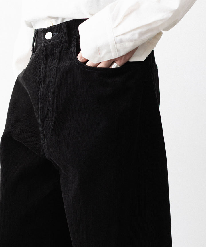 ssstein(シュタイン)のVINTAGE CORDUROY ROUND PANTS - BLACKの公式通販サイトsession福岡セレクトショップ