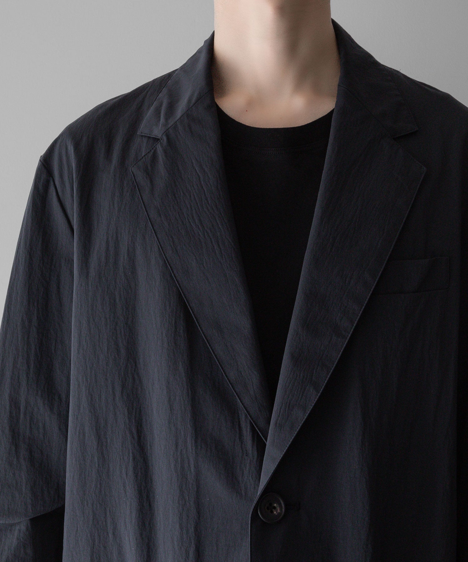 【stein】ssstein シュタインのWINDPROOF NYLON EASY JACKETのBLACK 公式通販サイトsession福岡セレクトショップ