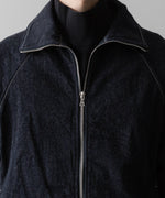 画像をギャラリービューアに読み込む, ssstein(シュタイン)の24AWコレクション OVERSIZED ECO DENIM ZIP JACKET - INDIGO 公式通販サイトsession福岡セレクトショップ
