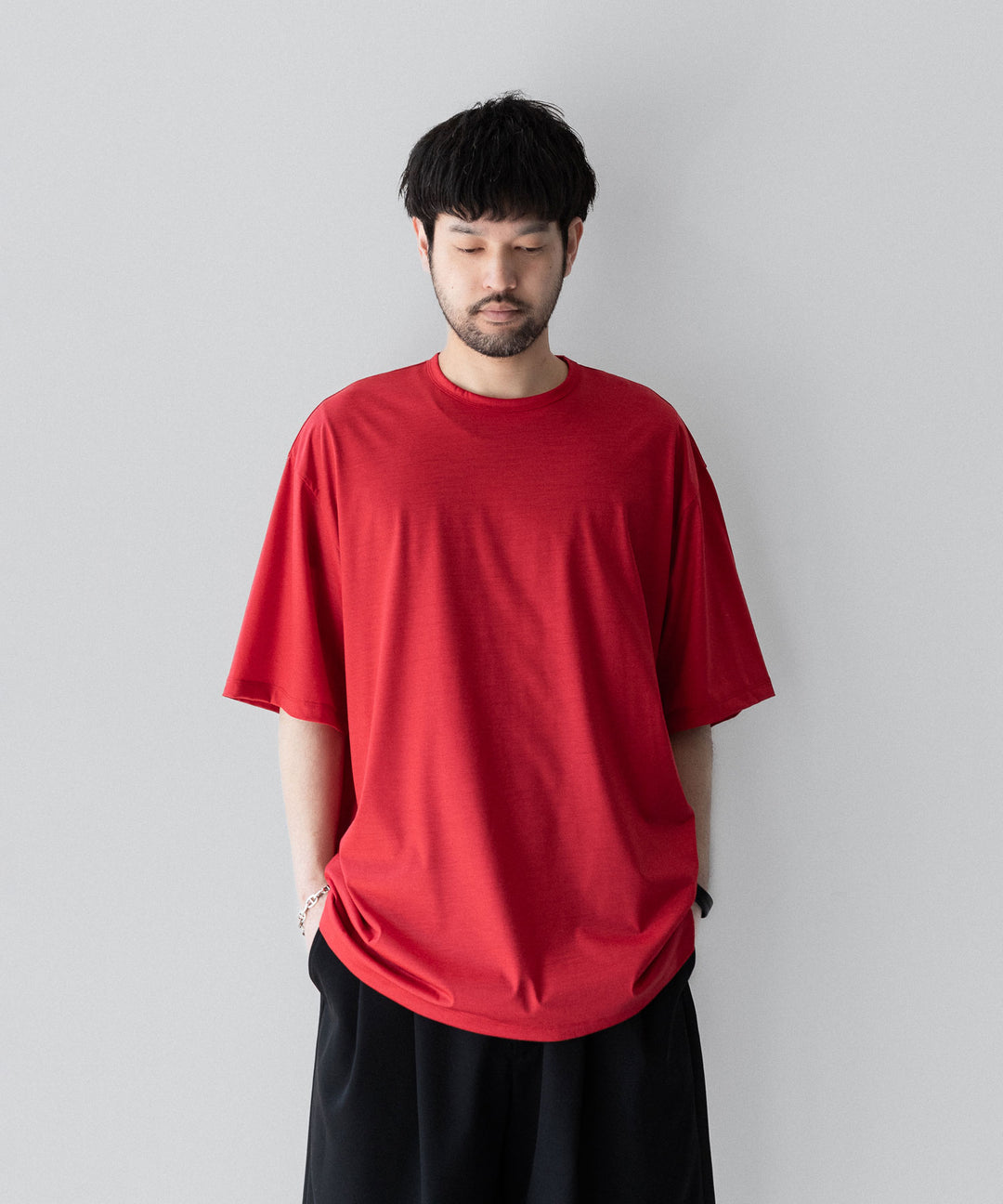 KANEMASA PHIL.-カネマサフィル36G WOOL TEEのRED 公式通販サイトsession福岡セレクトショップ