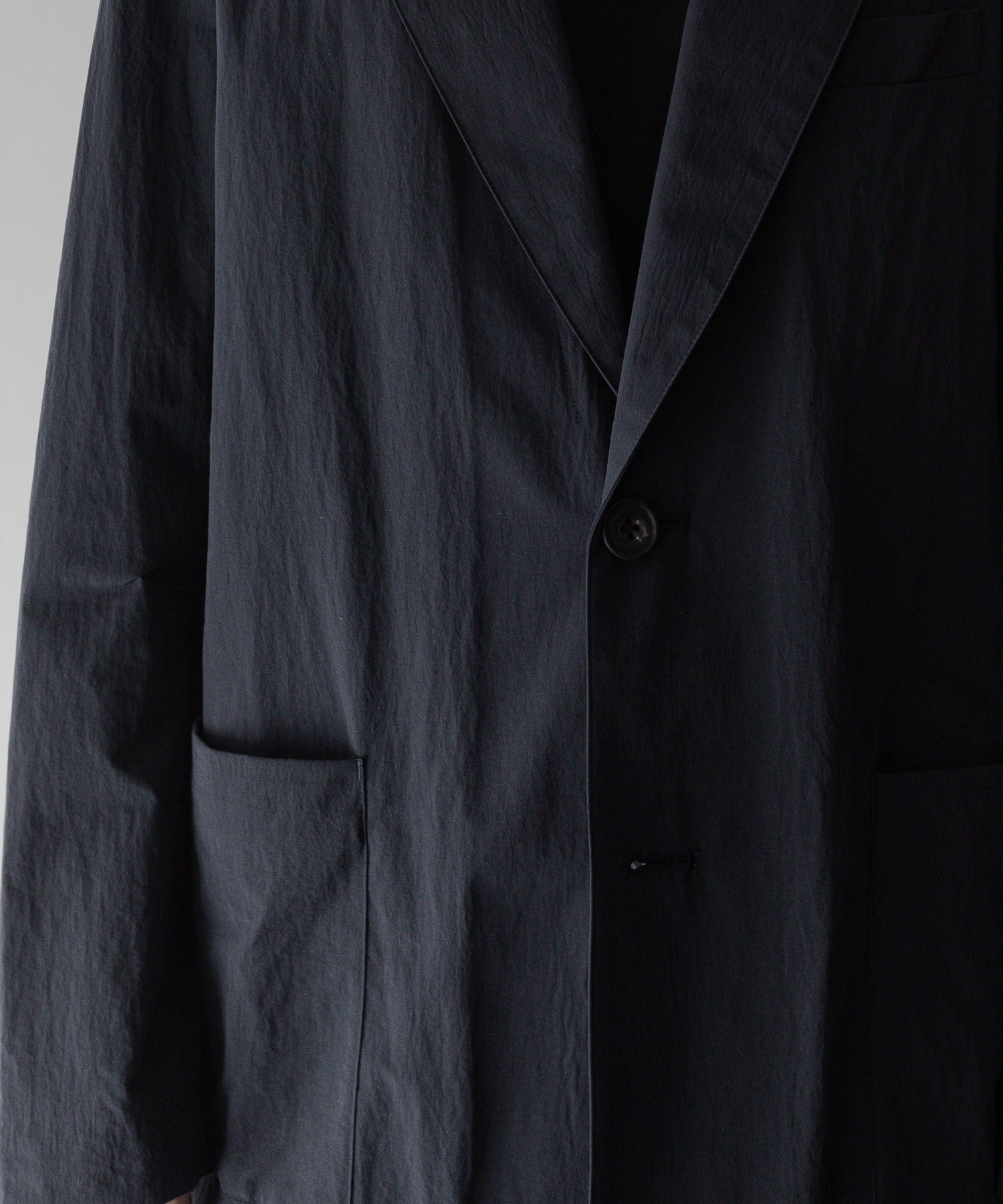 【stein】ssstein シュタインのWINDPROOF NYLON EASY JACKETのBLACK 公式通販サイトsession福岡セレクトショップ