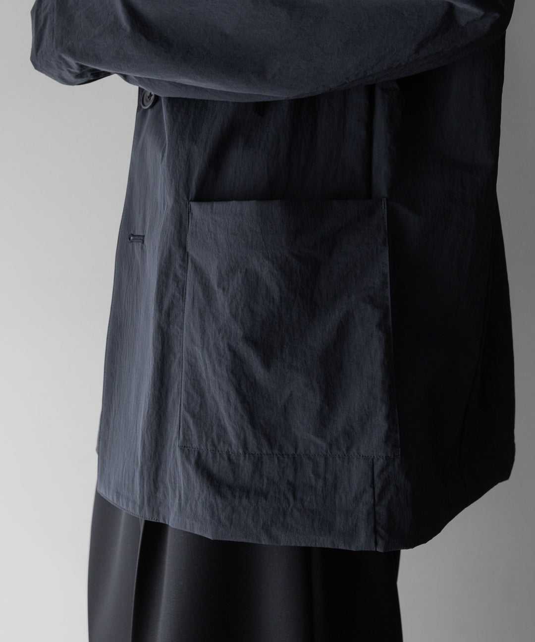 【stein】ssstein シュタインのWINDPROOF NYLON EASY JACKETのBLACK 公式通販サイトsession福岡セレクトショップ