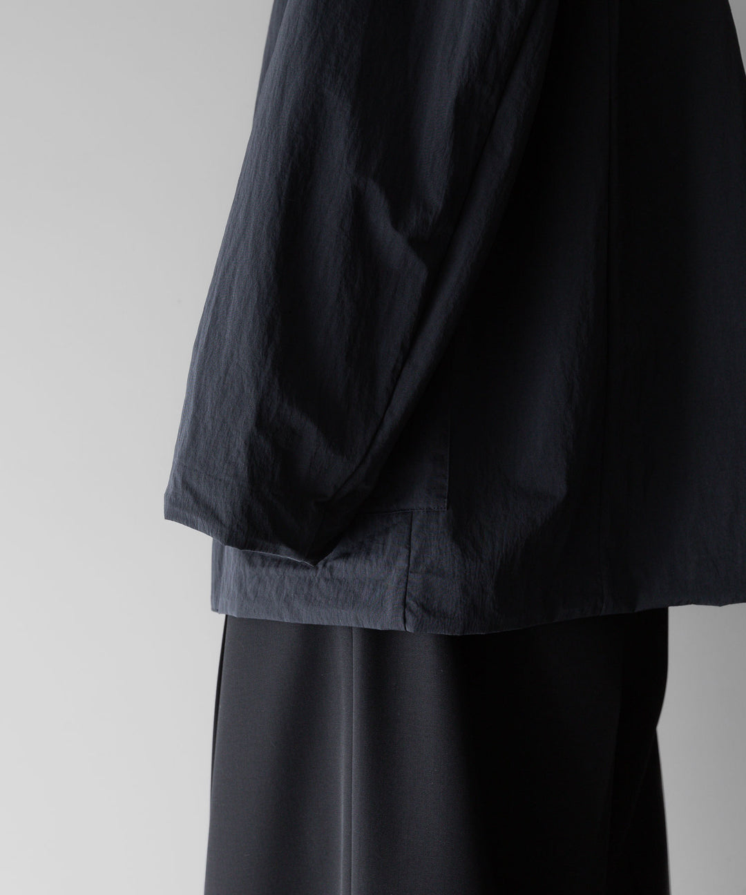 【stein】ssstein シュタインのWINDPROOF NYLON EASY JACKETのBLACK 公式通販サイトsession福岡セレクトショップ
