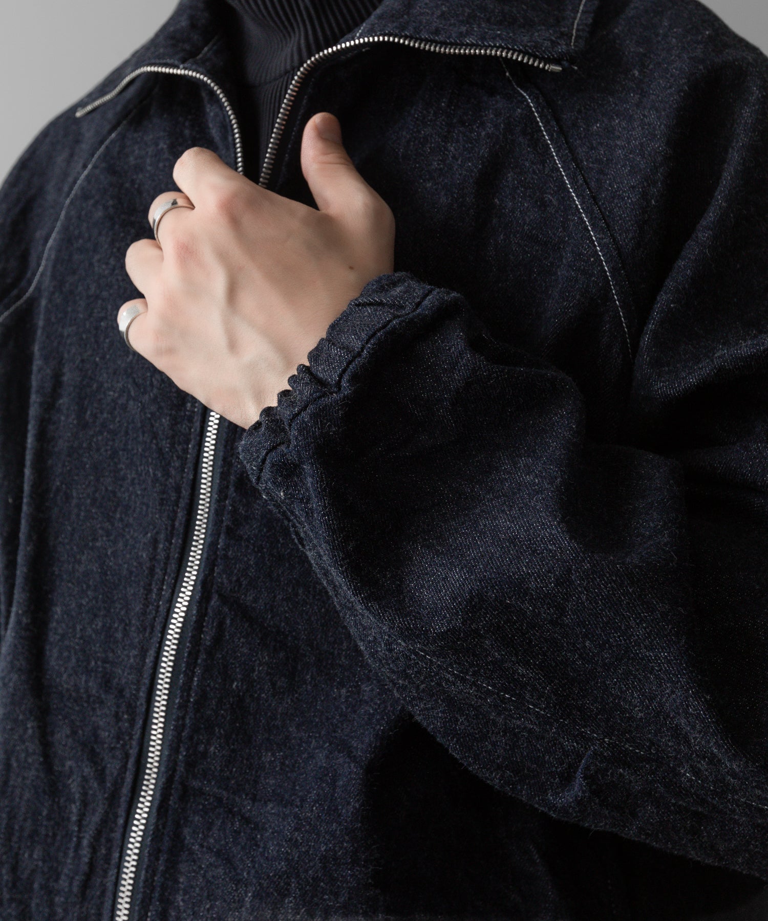 ssstein(シュタイン)の24AWコレクション OVERSIZED ECO DENIM ZIP JACKET - INDIGO  公式通販サイトsession福岡セレクトショップ