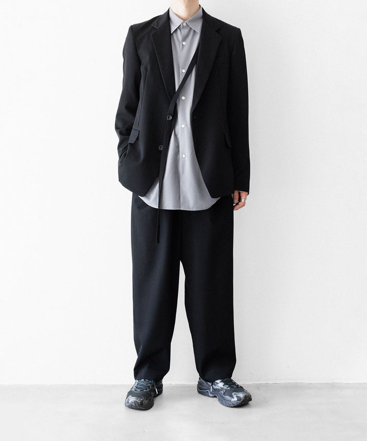 UJOH - ウジョーのBUTTON LINE CLOSURE PNTのBLACK公式通販サイトsession福岡セレクトショップ