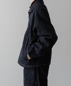 ssstein(シュタイン)の24AWコレクション OVERSIZED ECO DENIM ZIP JACKET - INDIGO 公式通販サイトsession福岡セレクトショップ