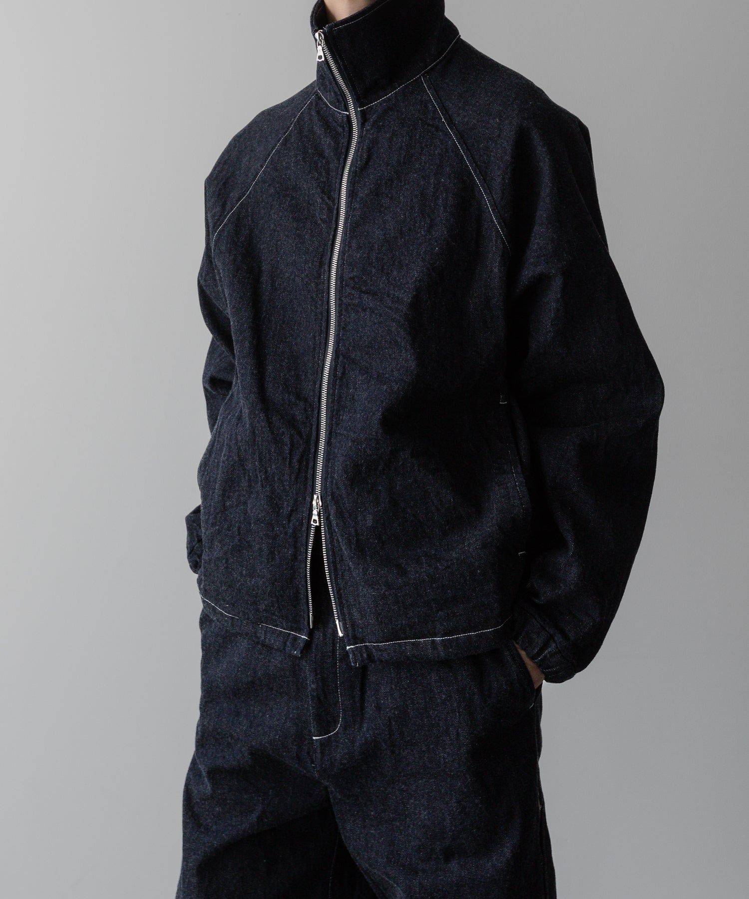 ssstein(シュタイン)の24AWコレクション OVERSIZED ECO DENIM ZIP JACKET - INDIGO 公式通販サイトsession福岡セレクトショップ