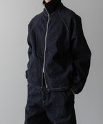 画像をギャラリービューアに読み込む, ssstein(シュタイン)の24AWコレクション OVERSIZED ECO DENIM ZIP JACKET - INDIGO 公式通販サイトsession福岡セレクトショップ
