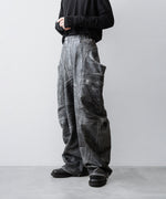 画像をギャラリービューアに読み込む, SUBLATIONS サブレーションズのCRACKING COATED BANANA CUTTING PANTSのHEATHER GRAY BASE 公式通販サイトsession福岡セレクトショップ
