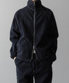 【ssstein】OVERSIZED ECO DENIM ZIP JACKET - INDIGO