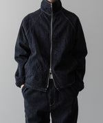 画像をギャラリービューアに読み込む, ssstein(シュタイン)の24AWコレクション OVERSIZED ECO DENIM ZIP JACKET - INDIGO 公式通販サイトsession福岡セレクトショップ
