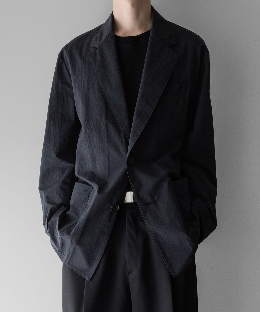 【stein】ssstein シュタインのWINDPROOF NYLON EASY JACKETのBLACK 公式通販サイトsession福岡セレクトショップ