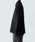 画像をギャラリービューアに読み込む, phebus フィーバス WOOL AMUNZEN SHIRTのBLACK 公式通販サイトsession福岡セレクトショップ
