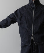 画像をギャラリービューアに読み込む, ssstein(シュタイン)の24AWコレクション OVERSIZED ECO DENIM ZIP JACKET - INDIGO 公式通販サイトsession福岡セレクトショップ
