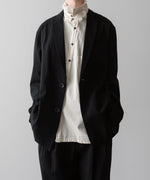 画像をギャラリービューアに読み込む, 【 The Viridi-anne 】DIAGONAL OPEN HIGH NECK SHIRT - ECRU
