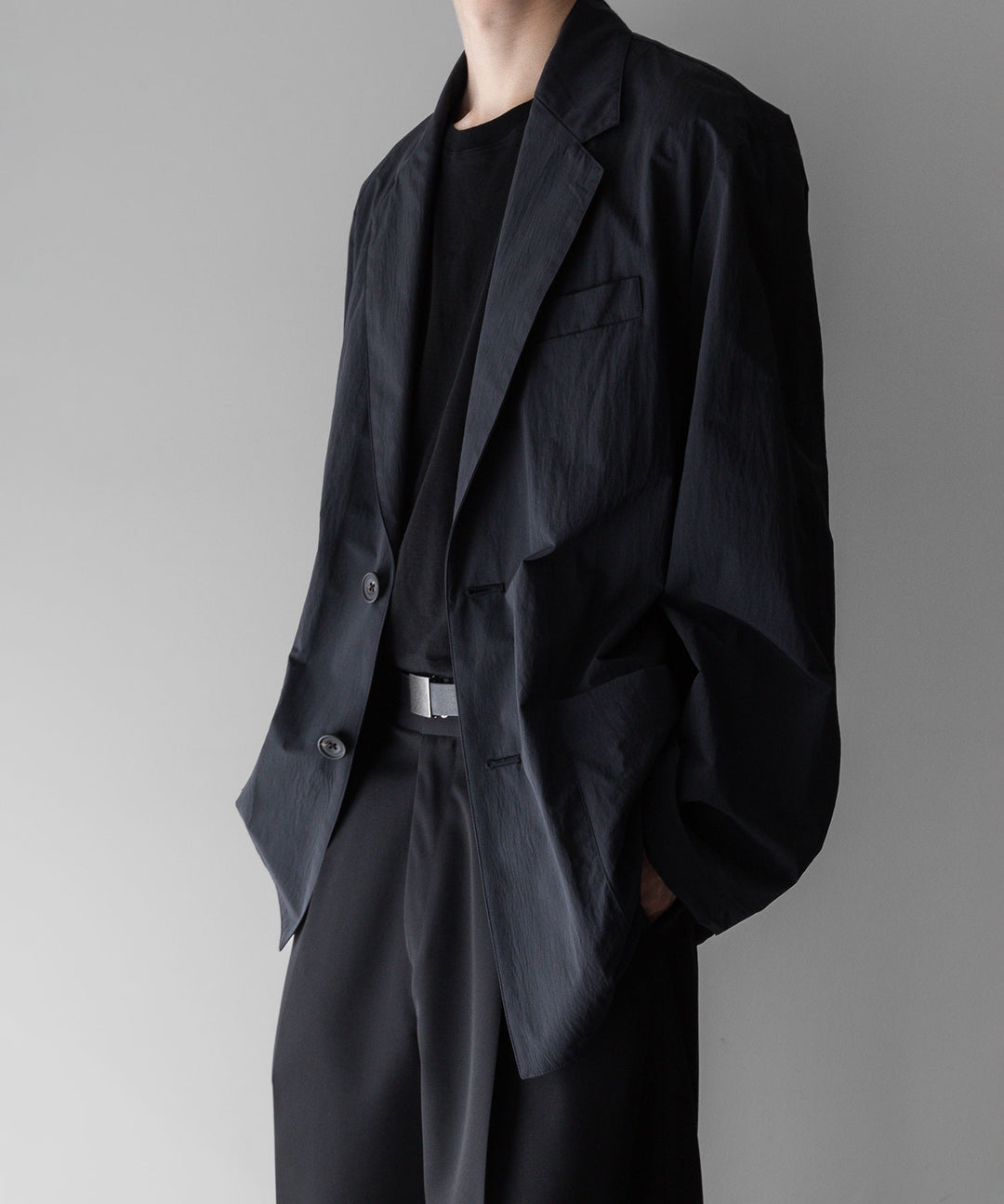 【stein】ssstein シュタインのWINDPROOF NYLON EASY JACKETのBLACK 公式通販サイトsession福岡セレクトショップ