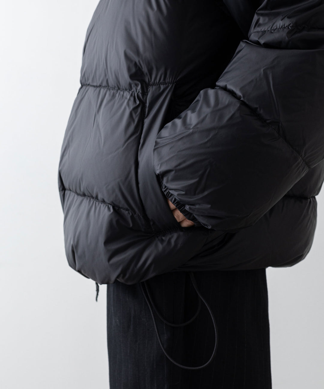 stein シュタイン 23aw DOWN PADDED JACKET - BLACK sessionセッション福岡セレクトショップ 公式通販サイト 