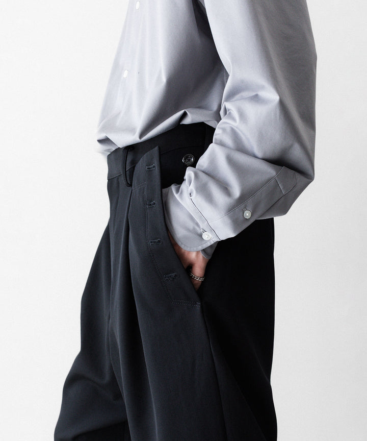UJOH ウジョーのBUTTON LINE CLOSURE PNTのBLACK 公式通販サイトsession福岡セレクトショップ