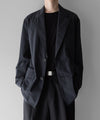 【stein】WINDPROOF NYLON EASY JACKET - BLACK