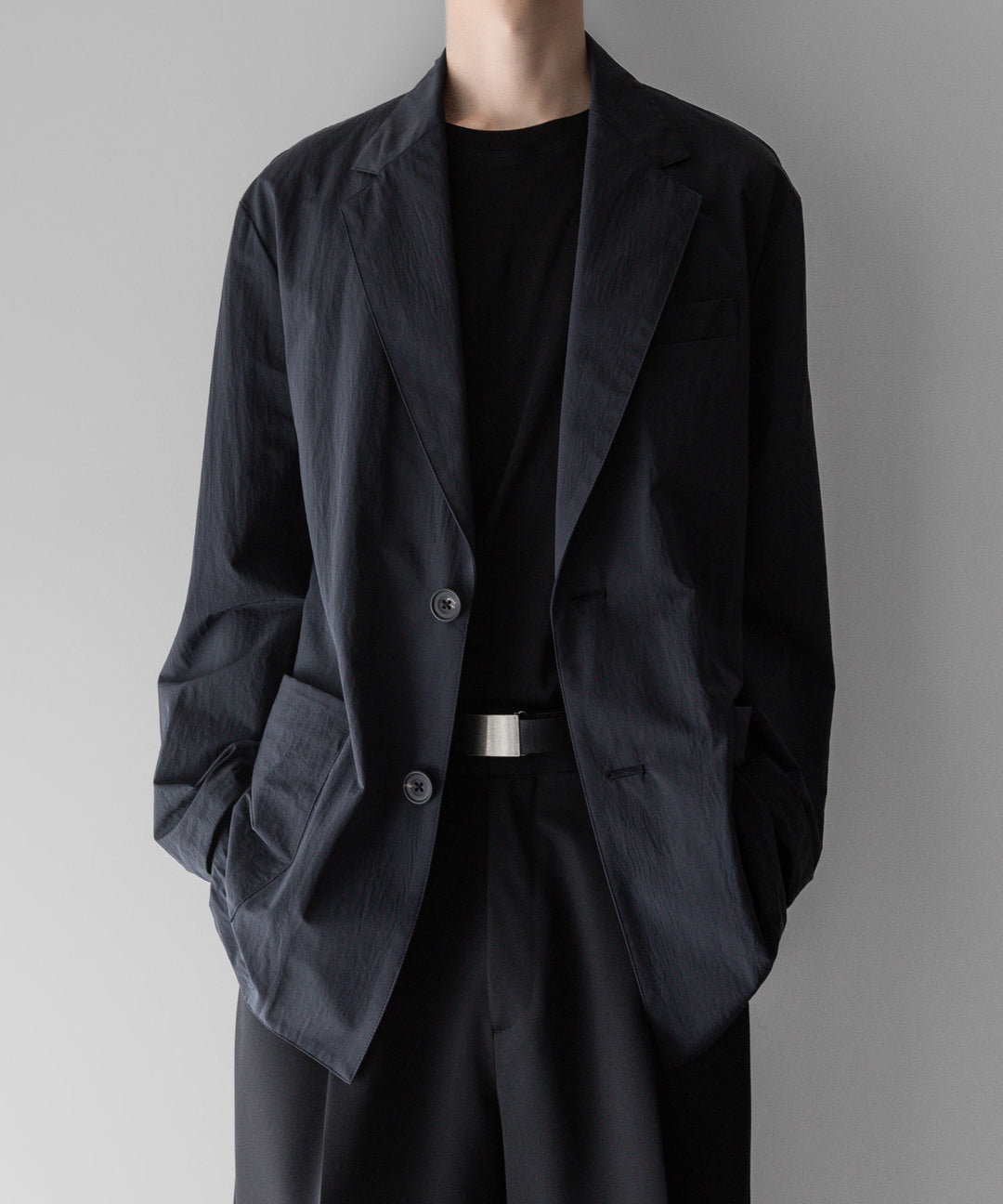 【stein】ssstein シュタインのWINDPROOF NYLON EASY JACKETのBLACK 公式通販サイトsession福岡セレクトショップ